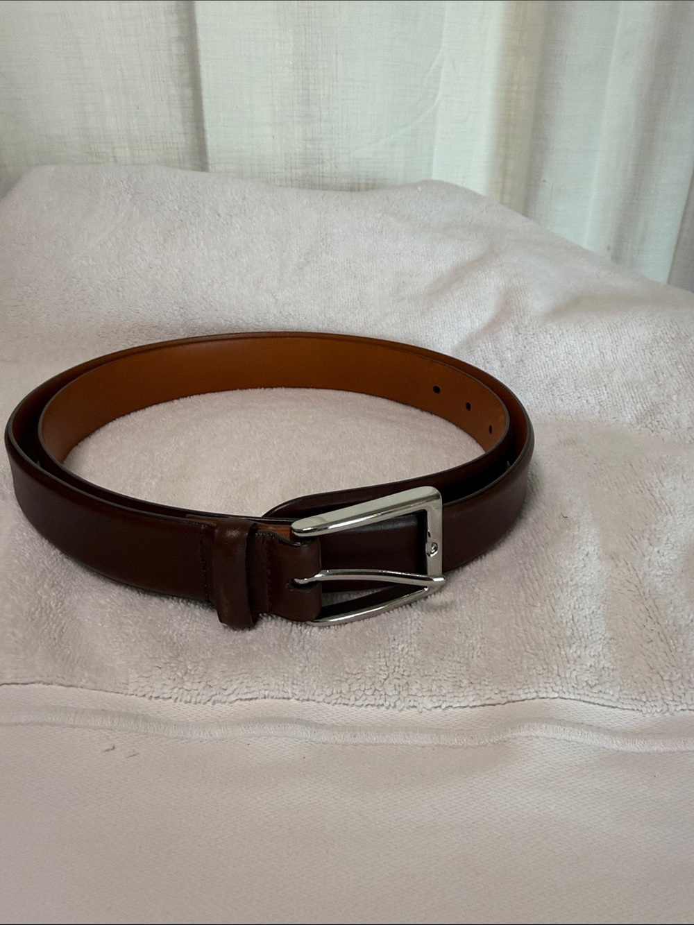 Polo Ralph Lauren dark brown belt.